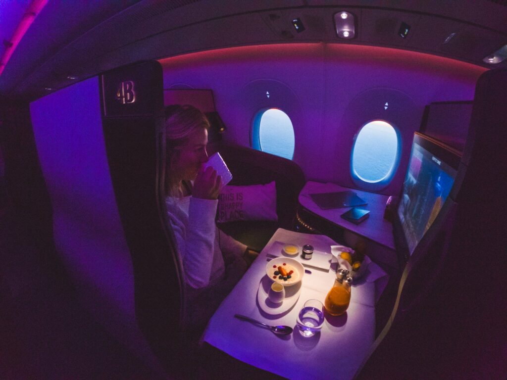 Flying Qatar Airways Qsuites with a Baby - The Baby Abroad