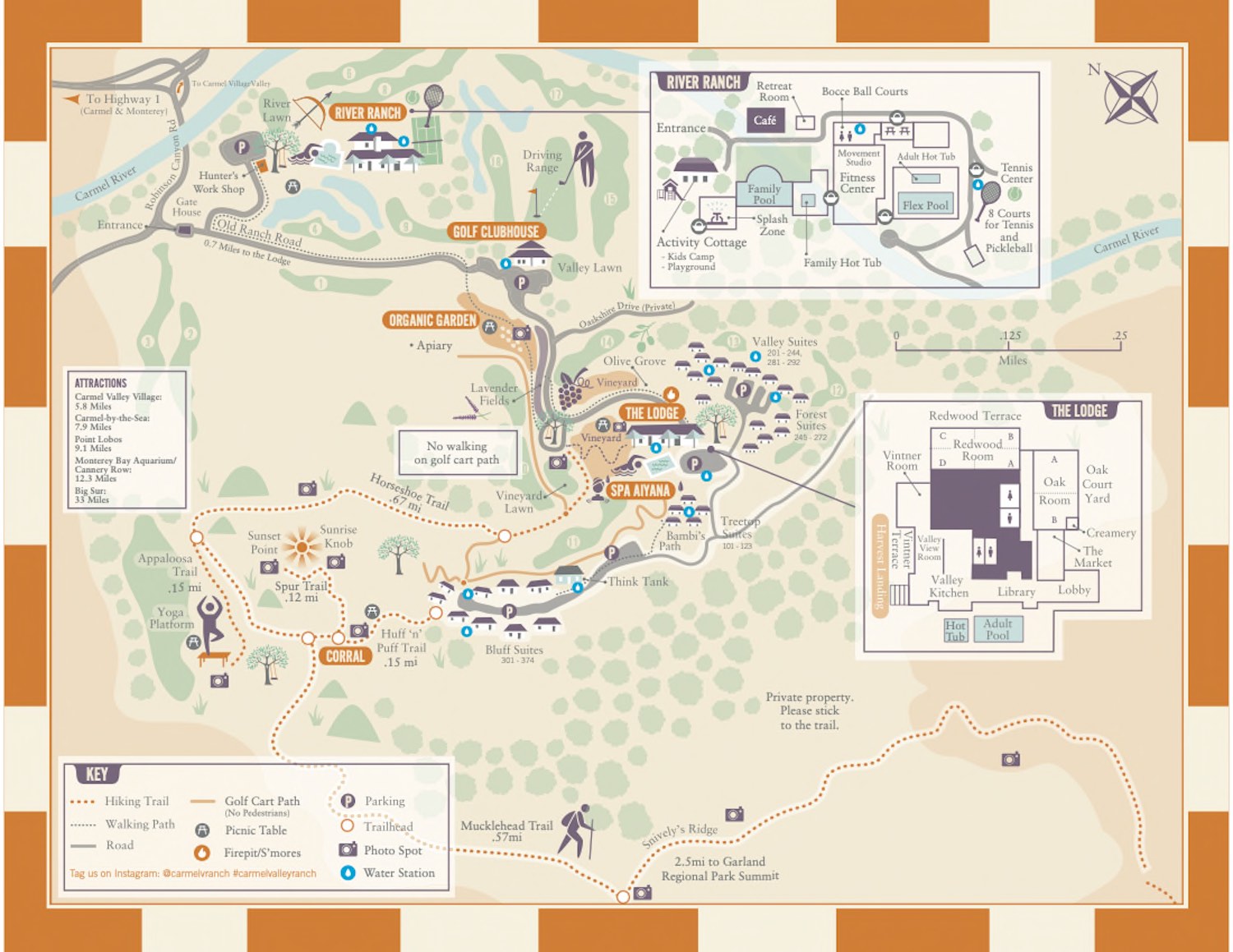 Map of Carmel Valley Ranch