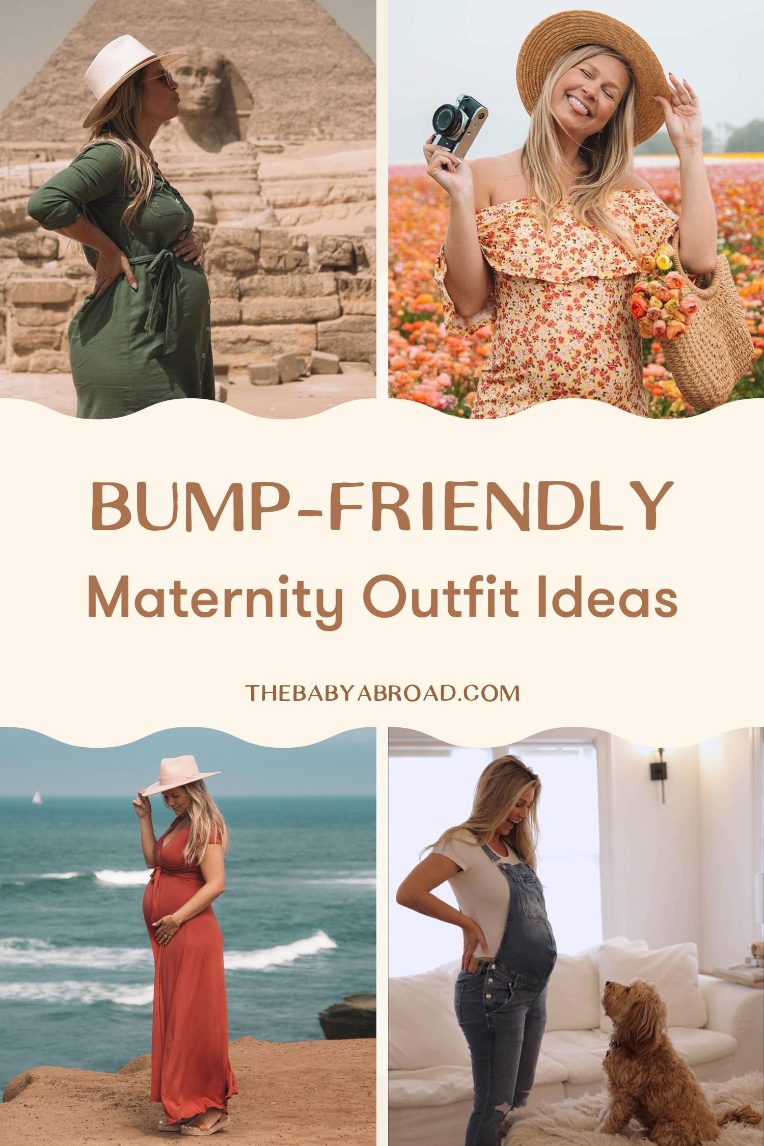 Bump-Friendly Maternity Outfit Ideas Pin